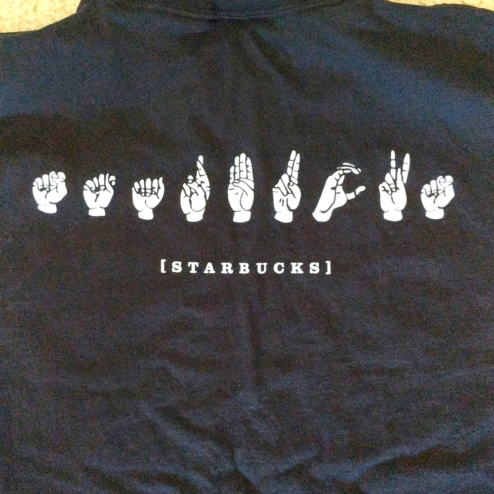Starbuck Sign Language Tshirt